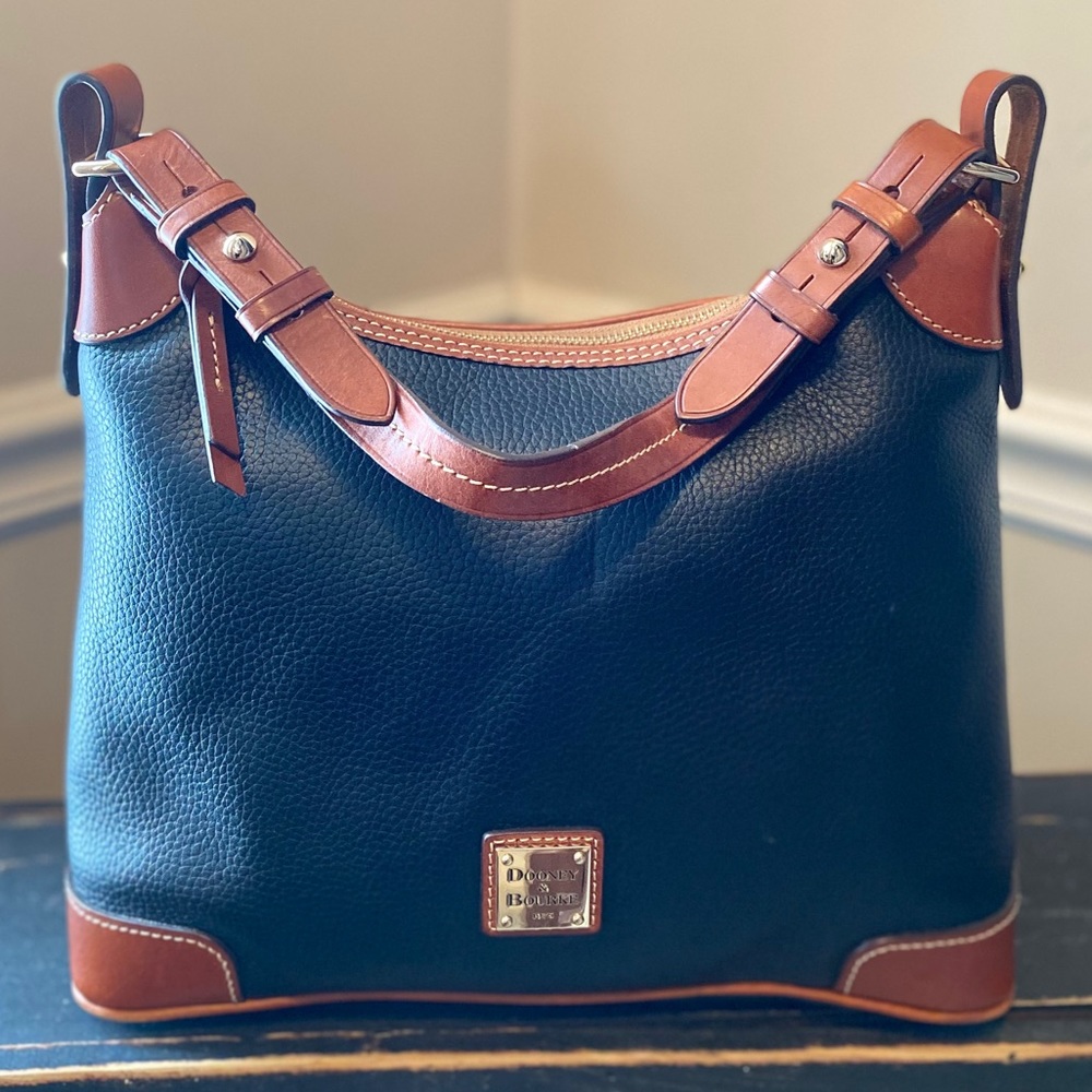 Dooney & Bourke Pebble Grain Hobo - Black
